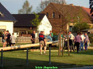 letzte Absprachen