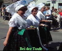 Bei der Taufe